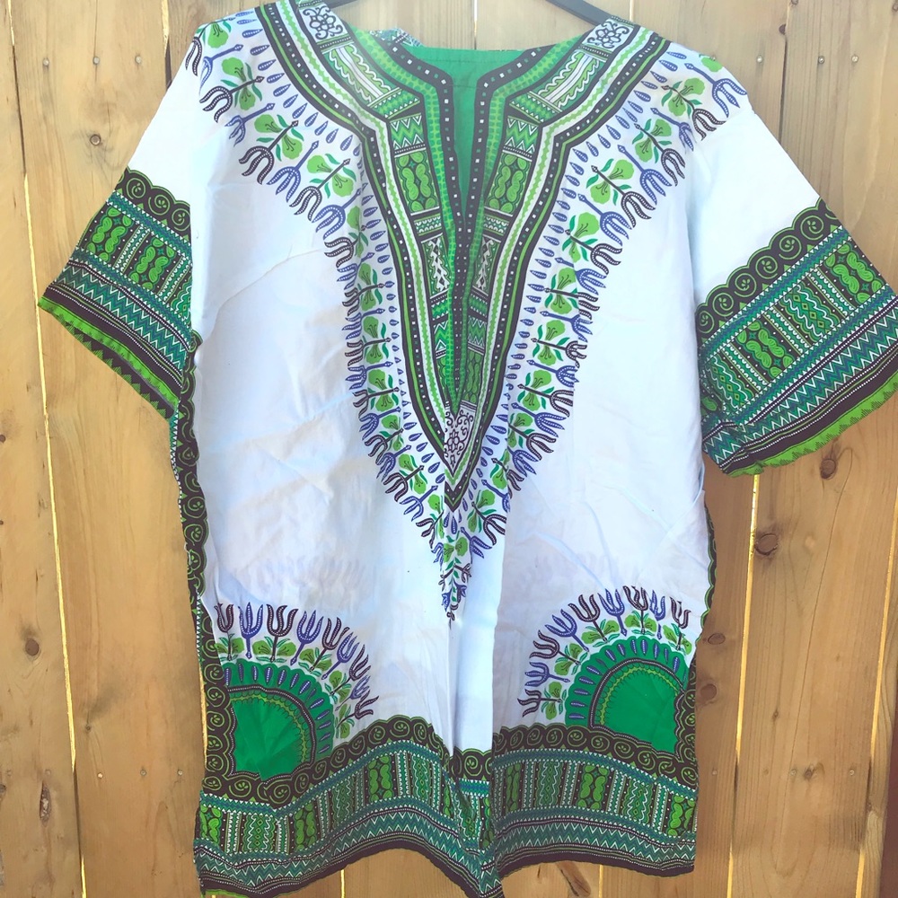 Multicolor Dashiki With Pockets